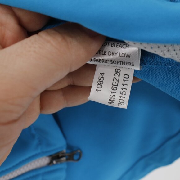 Peter millar jacket men XL wind repellent full zip blue stretch golf performance - Picture 9 of 16